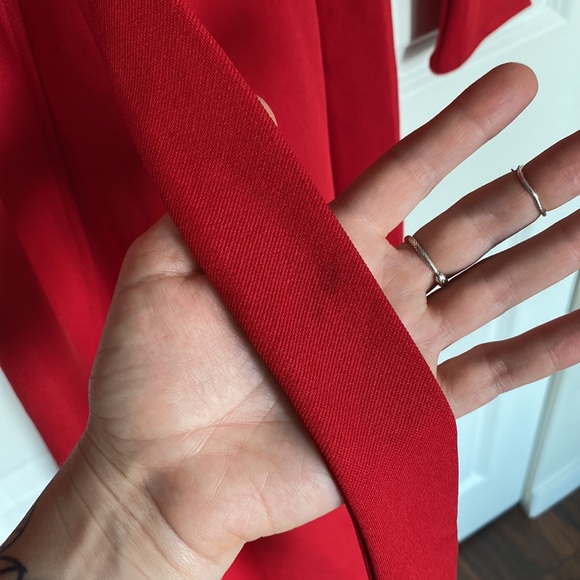 Red bodycon winter dress - Picture 5 of 5